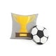 preview thumbnail 6 of 18, Lush Decor Soccer Game Reversible Oversized Kids Quilt Set