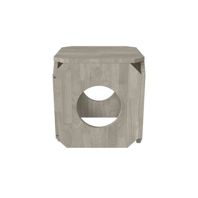 Carson Carrington Shorewood Cat Hut Cube/Stool