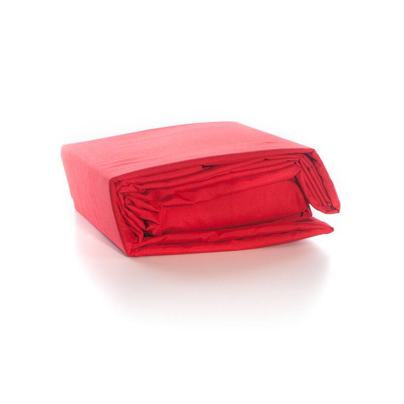 Gouchee Home Microfiber Sheet Set - Double/Full - Red