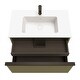 preview thumbnail 32 of 39, Margi 32" Wall-Mount Bathroom Vanity & Basin Set - Stripes