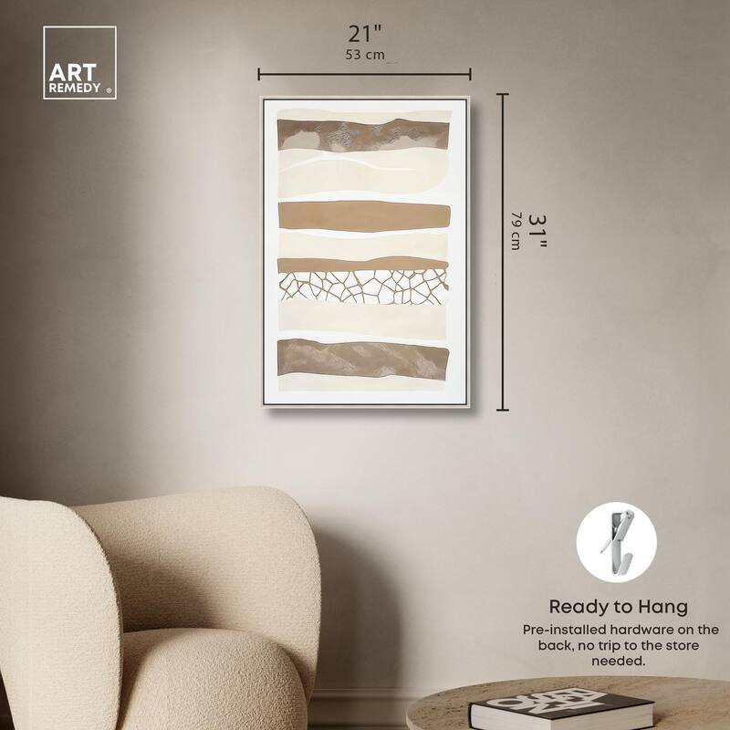 Relief Rifts II Canvas by Art Remedy