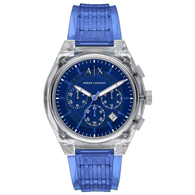 Armani Exchange Men's Rafael Blue Dial Watch - AX4166 - 6 (36)