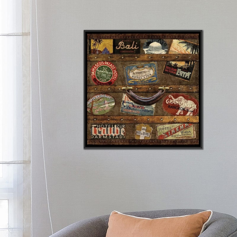 iCanvas "Well Traveled I" by Russell Brennan Framed Canvas Print