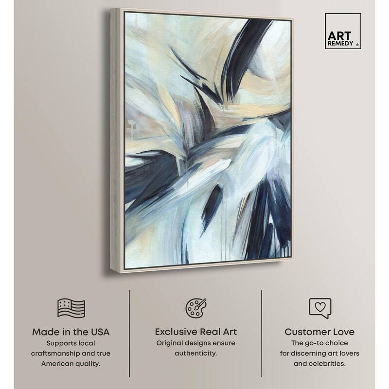 Layered Shadows Canvas by Art Remedy