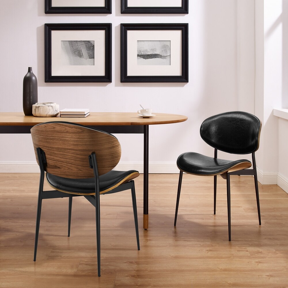 Black Upholstered Dining Chairs