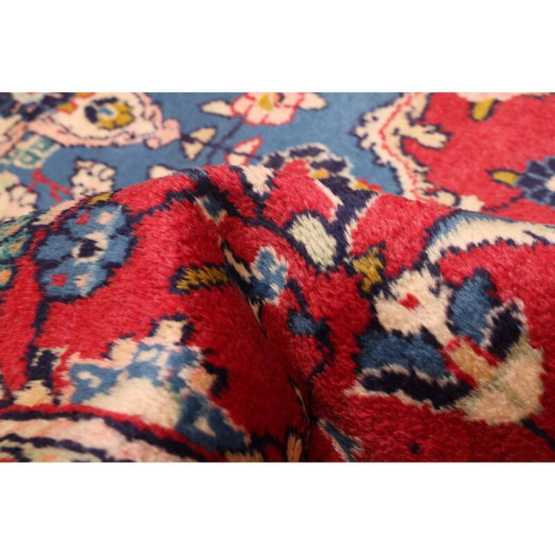 ECARPETGALLERY Hand-knotted Andelz Red Wool Rug - 4'6 x 7'1