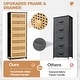 preview thumbnail 64 of 68, Slim Tall Vertical 7-Drawer Chest Dresser Closet Storage Organizer Unit for Bedroom