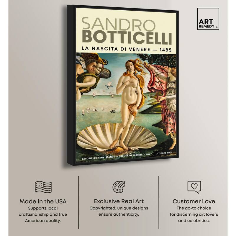 Renaissance Birth of Beauty Canvas by Art Remedy