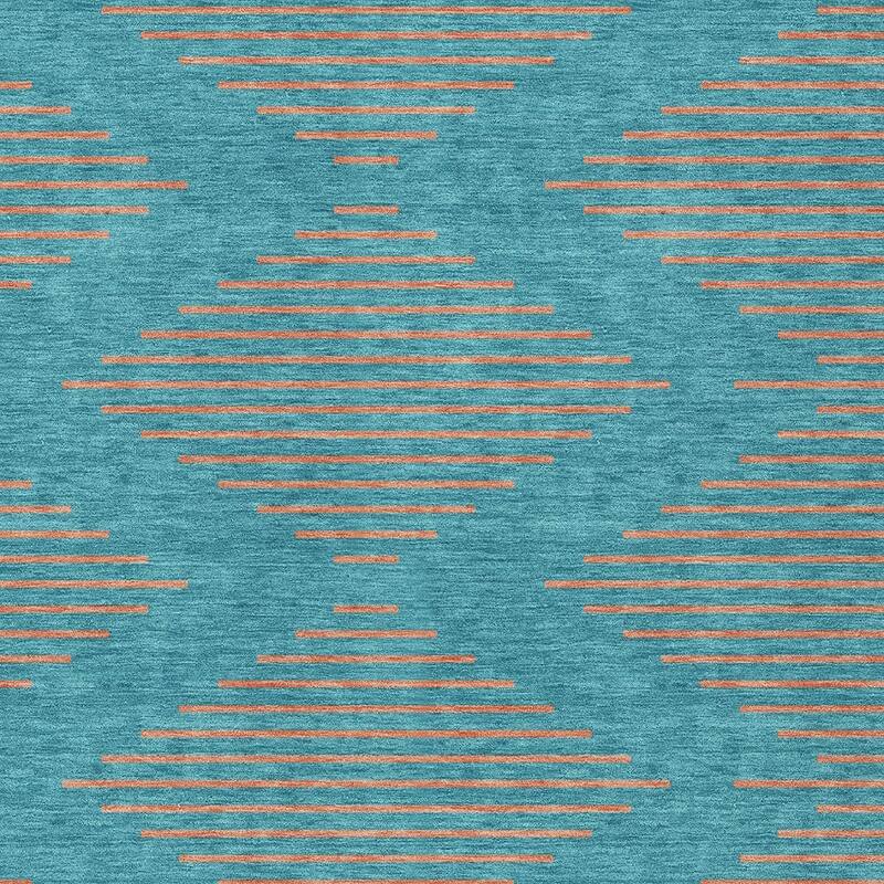 HomeRoots Geometric Transitional Rectangle Outdoor Rug