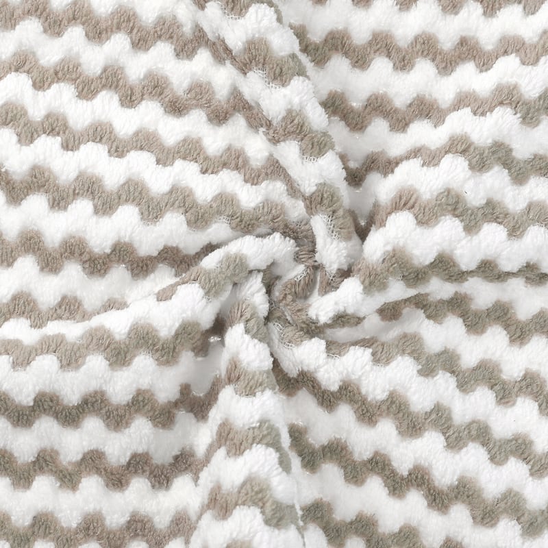 Microfiber Cleaning Cloth, 12 Pack Highly Absorbent Lint Free Rags Reusable and Washable Cleaning Towels - Khaki 12" x 12"