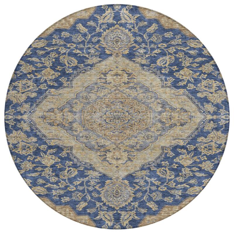 HomeRoots Oriental Traditional Rectangle Outdoor Rug