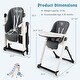 preview thumbnail 13 of 13, Babyjoy Foldable High Chair Baby Height Adjustable Feeding Chair for - See Details