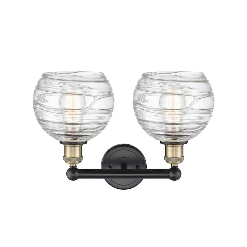 Innovations Lighting Athens Deco Swirl - 2 Light 17" Bath Vanity Light