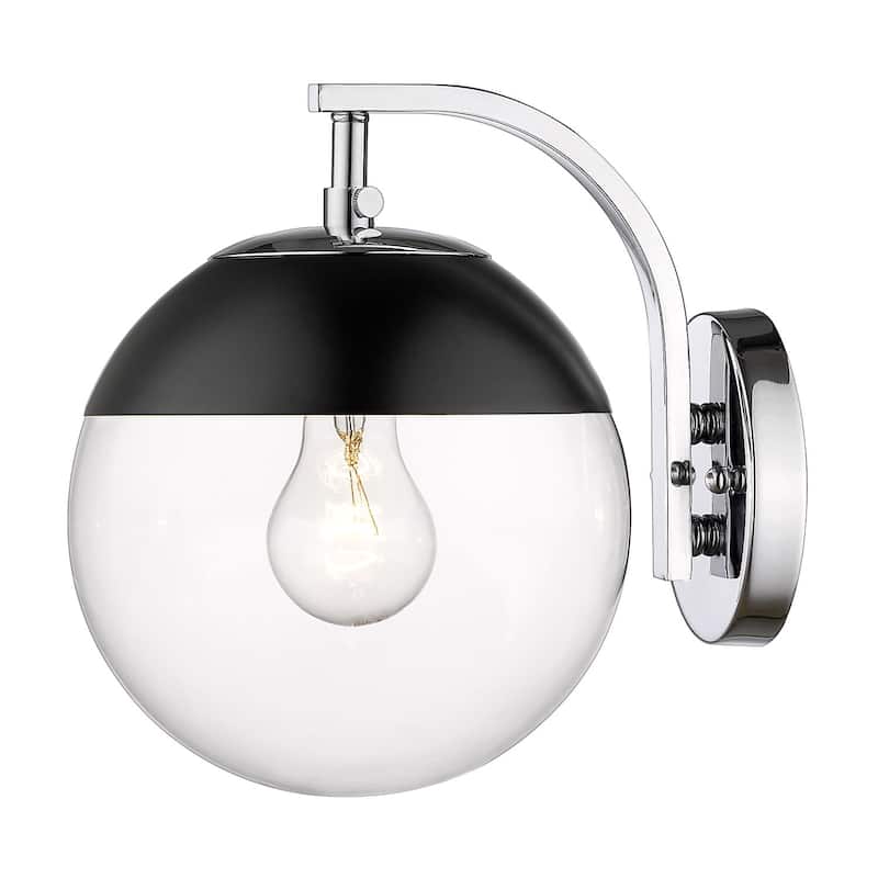 Golden Lighting Dixon Single Light 10" Tall Bathroom Sconce