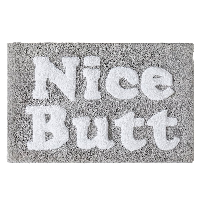 Jessica Simpson "Nice Butt" Cotton Bath Rug, 20"x32"