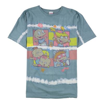 Junk Food Mens Rugrats Tie Dye Graphic T-Shirt