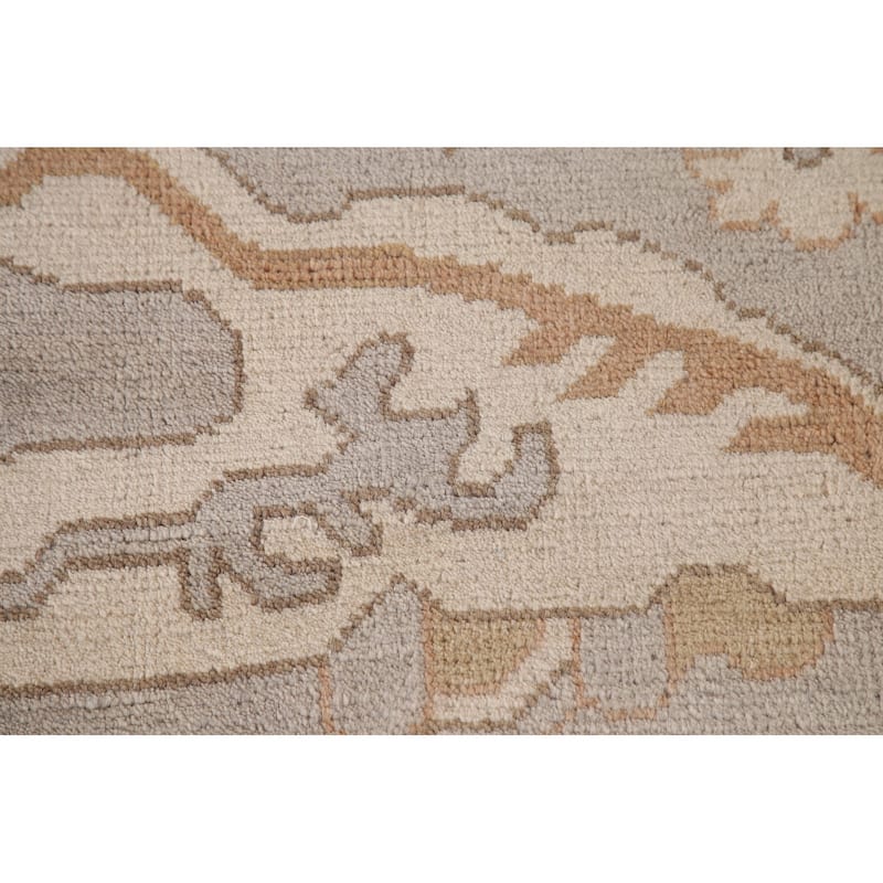 Oushak Area Rug Handmade Oriental Wool Carpet - 9'2"x 11'8"