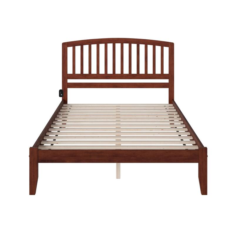 Richmond Queen Platform Bed in Walnut