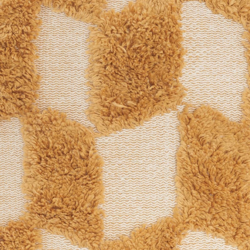 57 Grand by New Concept Washables Textured Geometric Indoor Throw Pillow , ( 18"X18" )