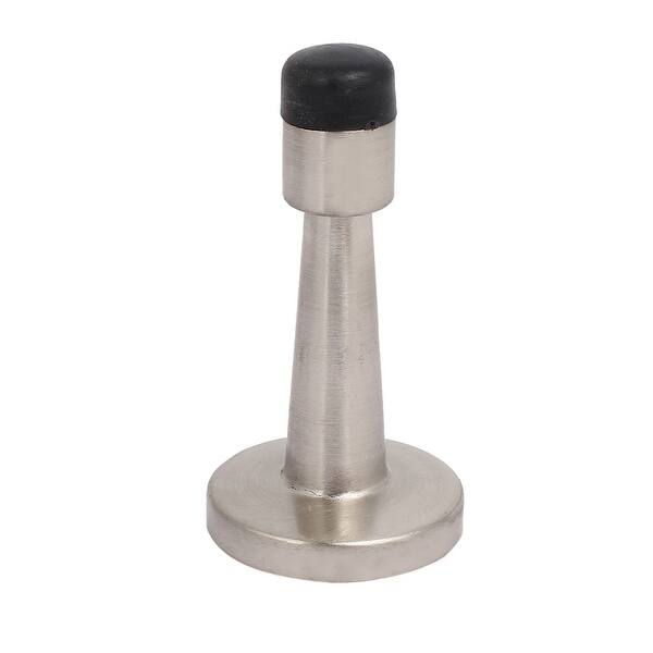 80mm Length Round Base Rubber Head Wall Mounted Doorstop Door Stopper