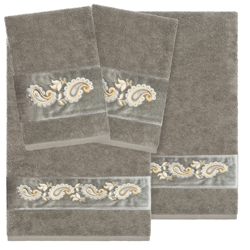 Authentic Hotel and Spa Turkish Cotton Mackenzie 4PC Towel Set