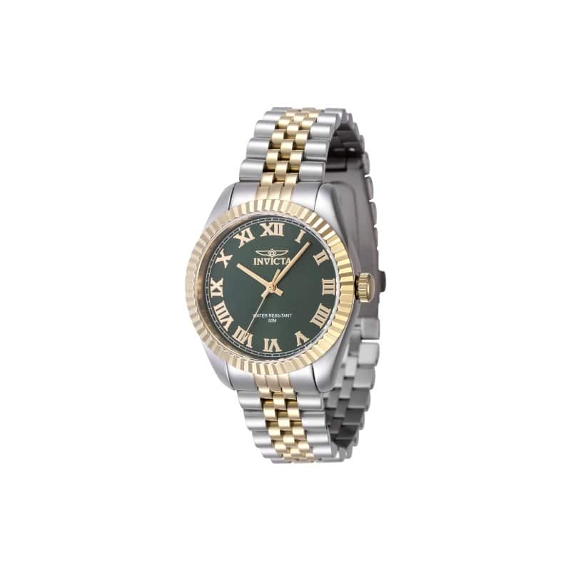 Invicta Women's 47415 Specialty Quartz 3 Hand Green Dial Watch