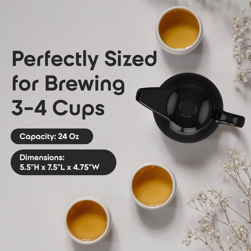 Omniware Teaz 3-4 Cup Teapot with Infuser - 24 oz