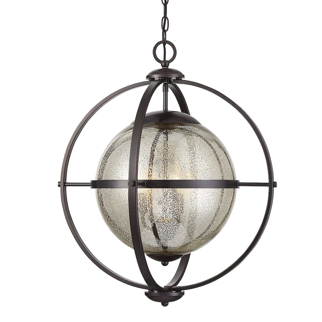 Savoy House 7-1872-3 Pearl 3 Light 21" Wide Globe Chandelier