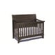 preview thumbnail 5 of 3, Taylor 57" Wide Farmhouse Convertible Crib, River Rock Brown