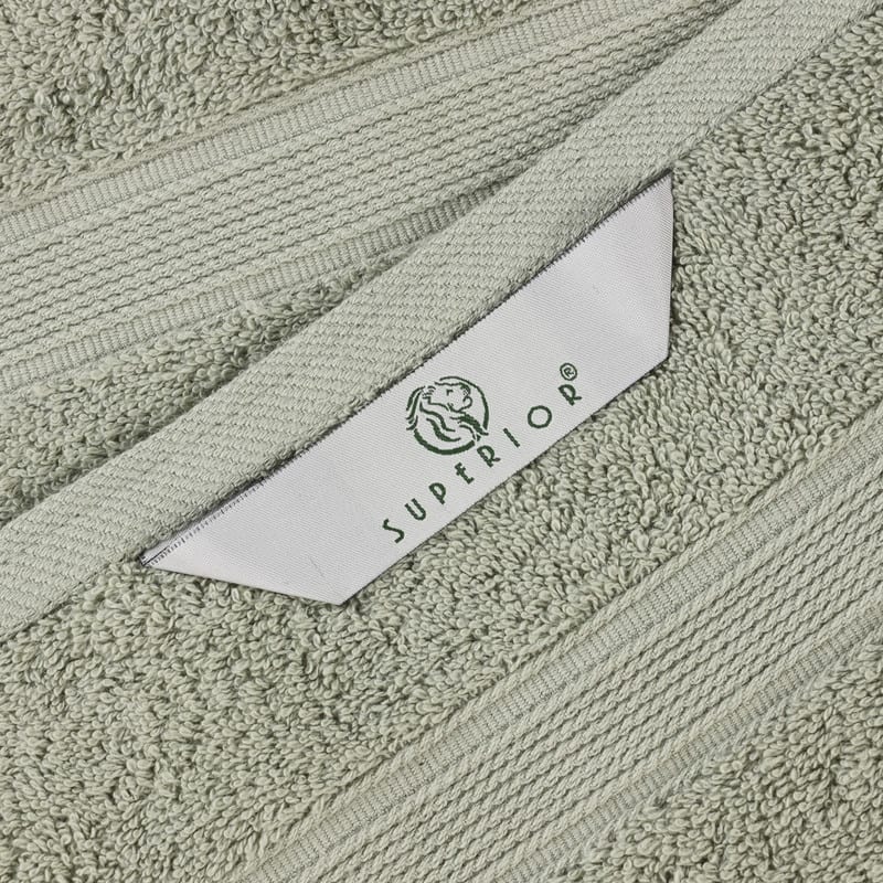 Superior Oregon Organic Cotton Solid Face Towel/Washcloth, Set of 12