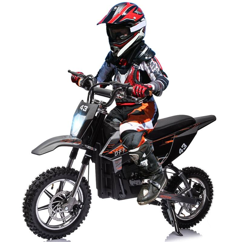 36V Electric Off-Road Motorcycle, Kids Ride on Dirt Bike for Kids Best Gift