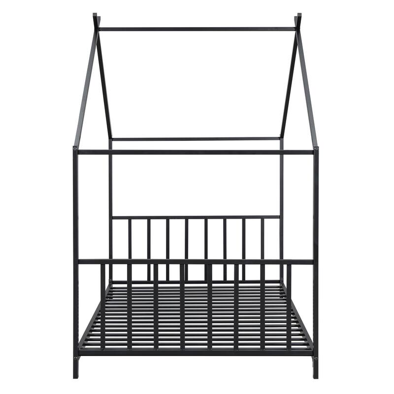 Metal House Platform Bed