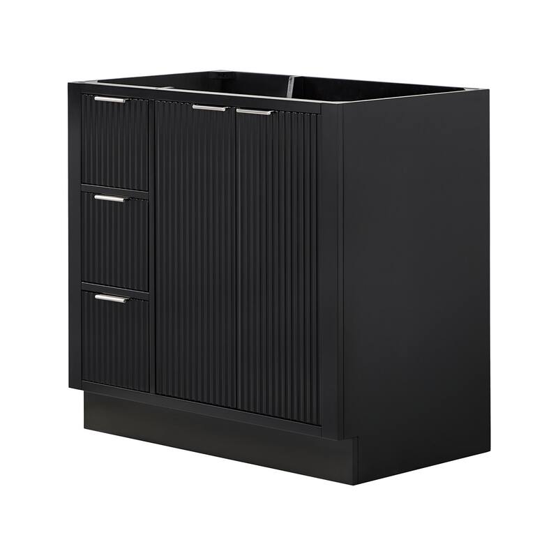 Ariel P36-R-BC Milan 36" Single Free Standing Vanity Cabinet