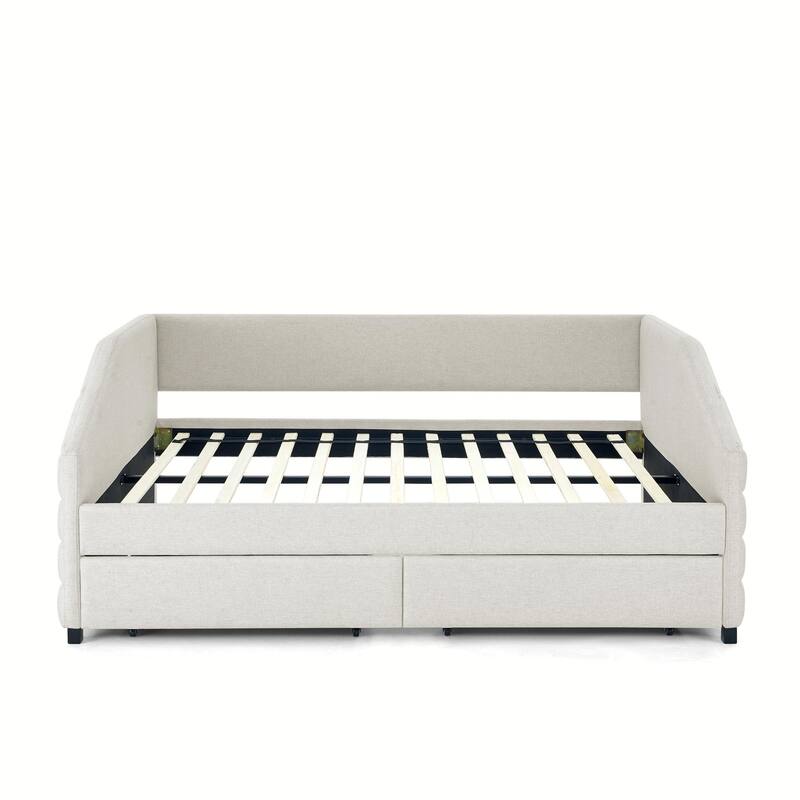 Tufted Daybed with Drawers
