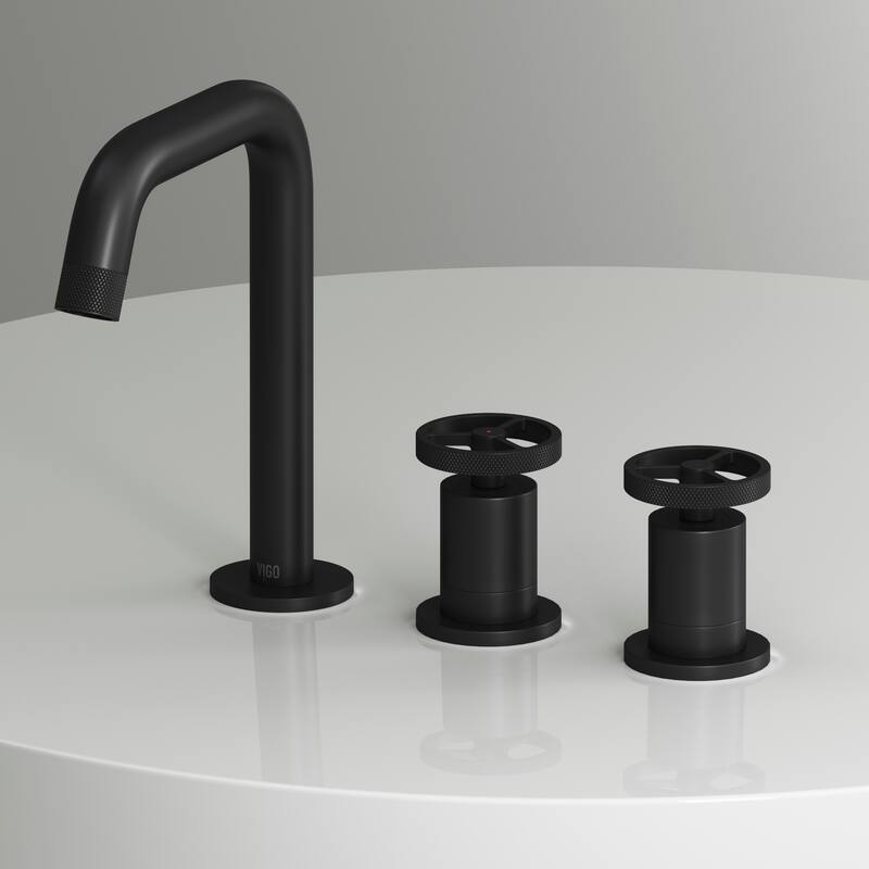 VIGO Cass 8" H 2-Handle Widespread Bathroom Faucet