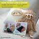 preview thumbnail 3 of 6, Sloth Sleepover Gift Set, 3-Piece Set Includes Plush Sloth Stuffed Animal, Illustrated Storybook - Multi