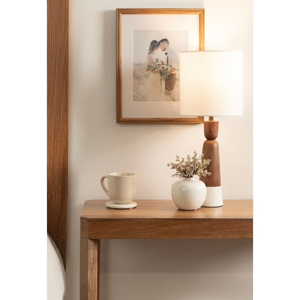 Kate and Laurel Deori Table Lamp - 8x8x20