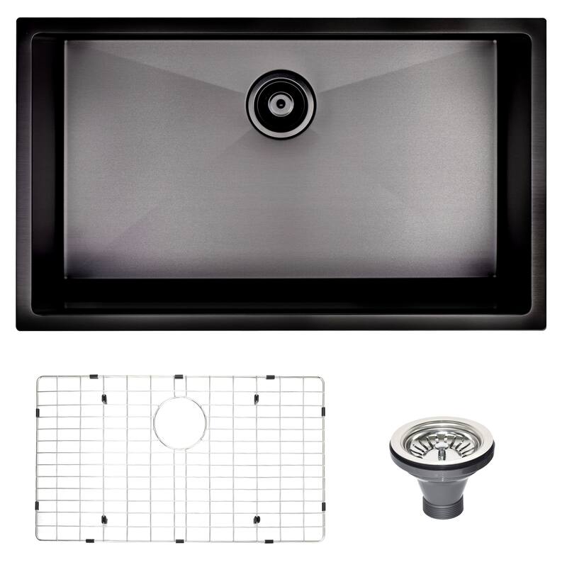 Undermount Kitchen Sink With Sink Grid