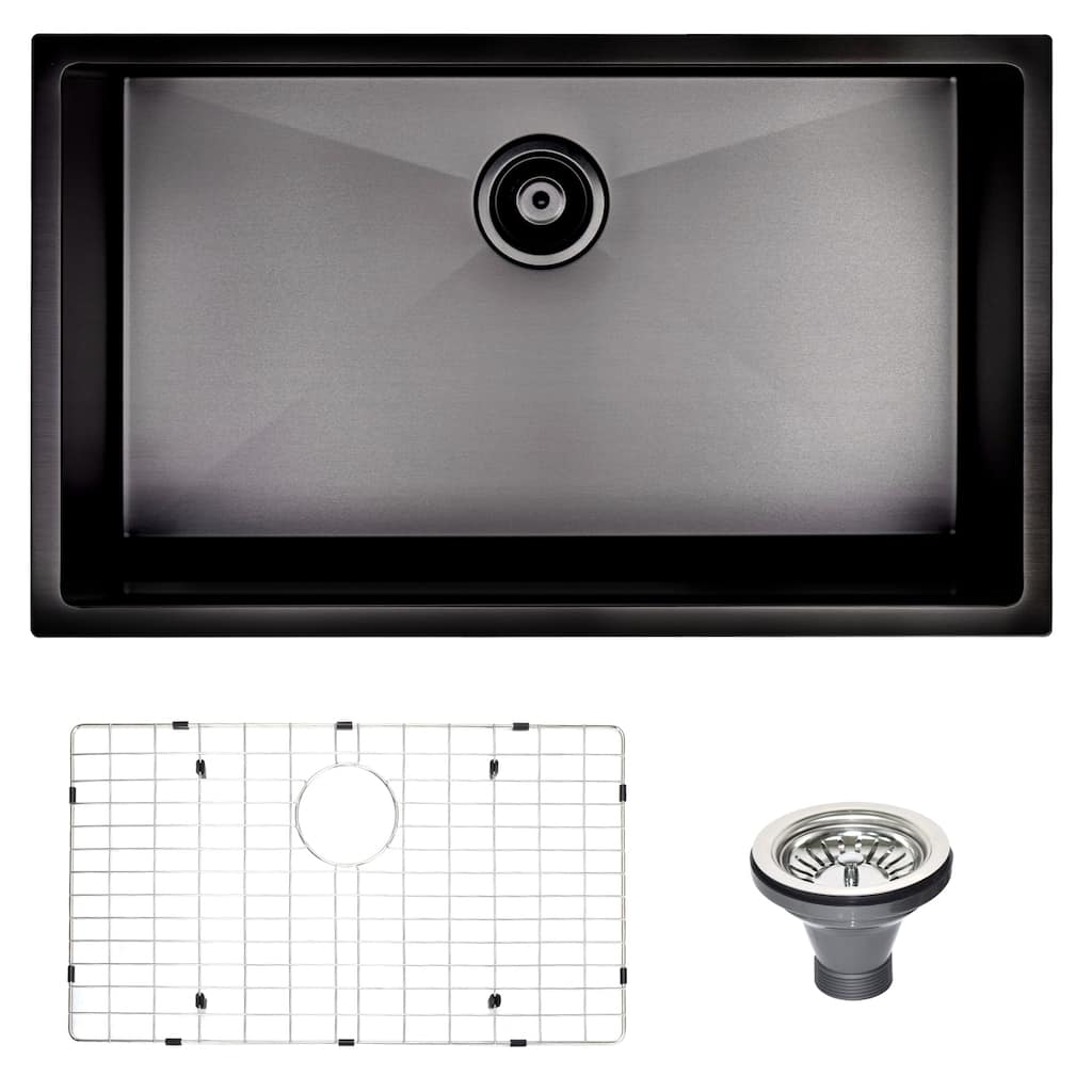 Undermount Kitchen Sink With Sink Grid
