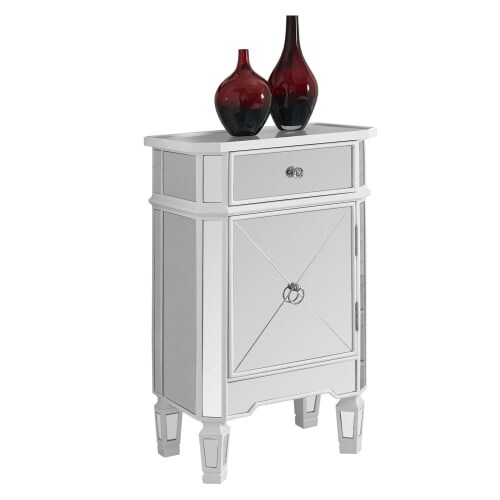 Monarch Specialties I 3713 30 Inch Tall Accent Storage Cabinet With Monarch Specialties I 3713 30 Inch Tall Accent Storage Cabinet With 1 Drawer And