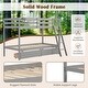 preview thumbnail 8 of 24, Twin Over Twin Bunk Bed Wood Bed Frame with 2 Storage Drawers and Ladder-Gray