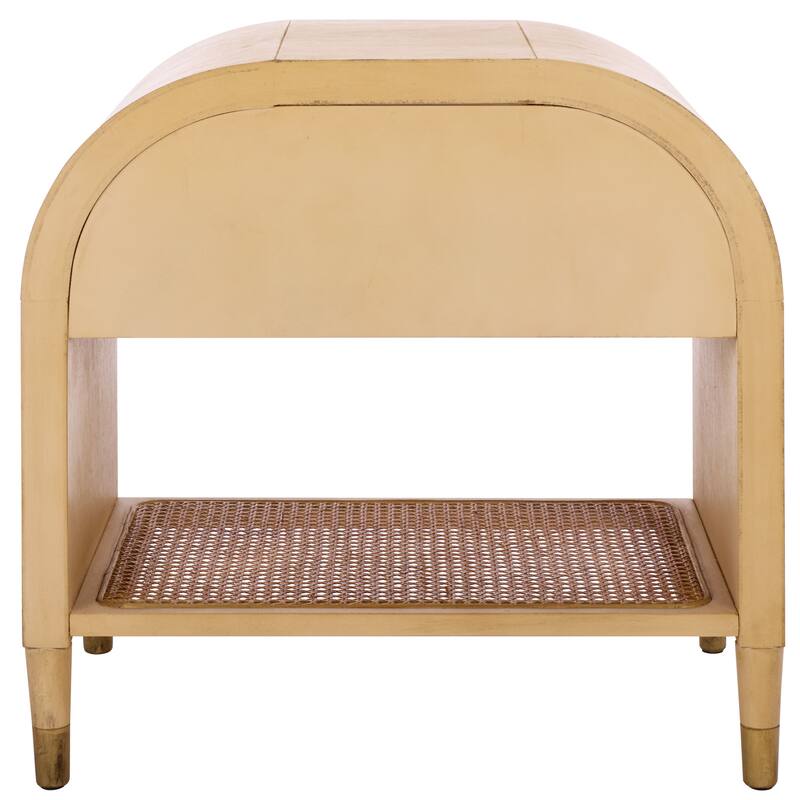 SAFAVIEH Home Mahan 1 Shelf 1-Drawer Nighstand.