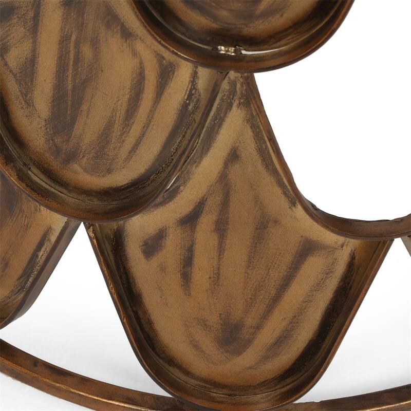 Side Table, with Round Tempered Glass Top