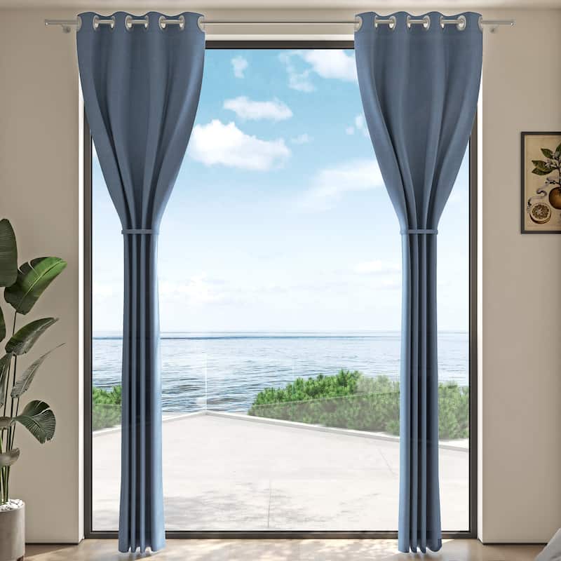 Corvus Gambia Sunbrella Outdoor Window Curtain (1 Panel)
