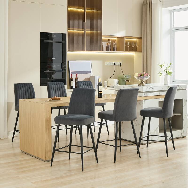Bar Chair For Bedroom, Dining Room,Design Is Simple, The Cushion Is Comfortable,