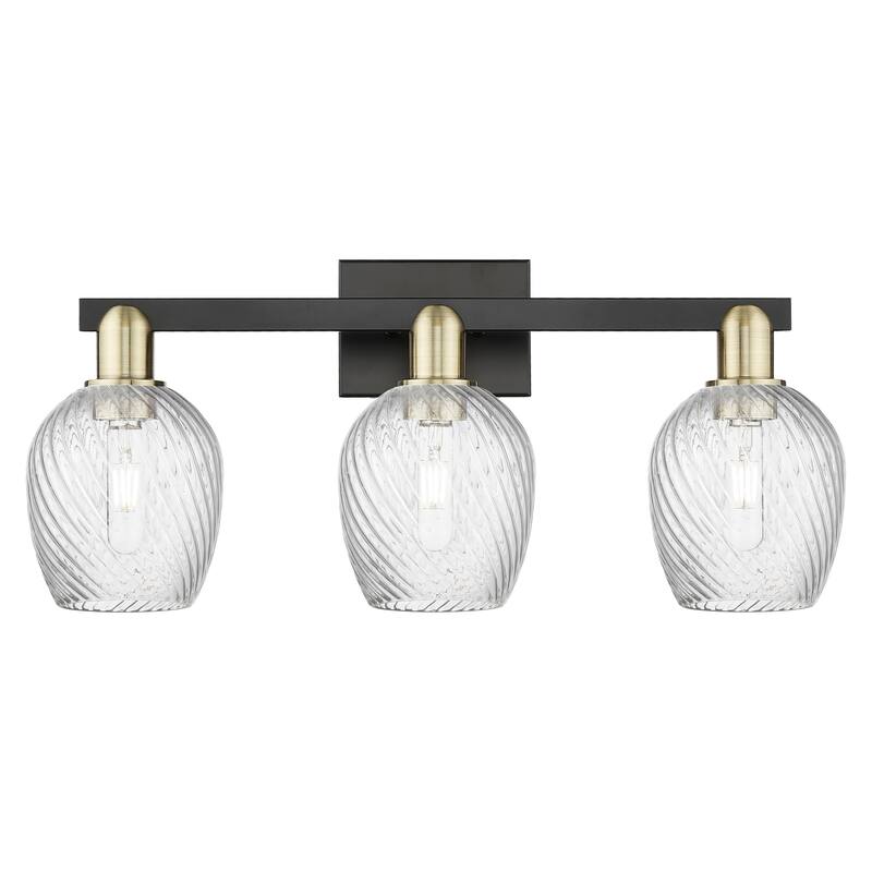 Innovations Lighting Endless Possibilities Arcadia - Salina - 3 Light 25" Bath Vanity Light - Black Antique Brass