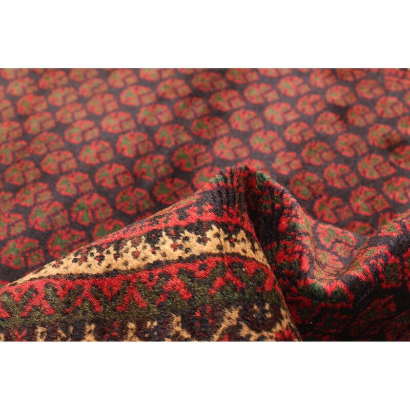 ECARPETGALLERY Hand-knotted Teimani Black Wool Rug - 2'8 x 4'2