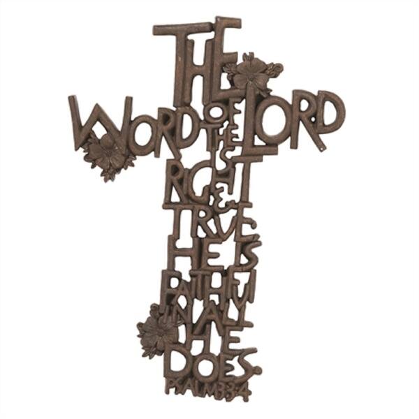 Shop 12 Chocolate Brown Cross Shaped Bible Verse Wall Decor On