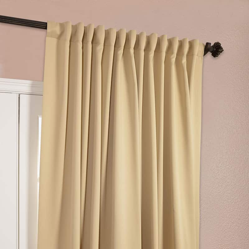 Exclusive Fabrics Extra Wide 96-Inch Room Darkening Curtain (1 Panel)
