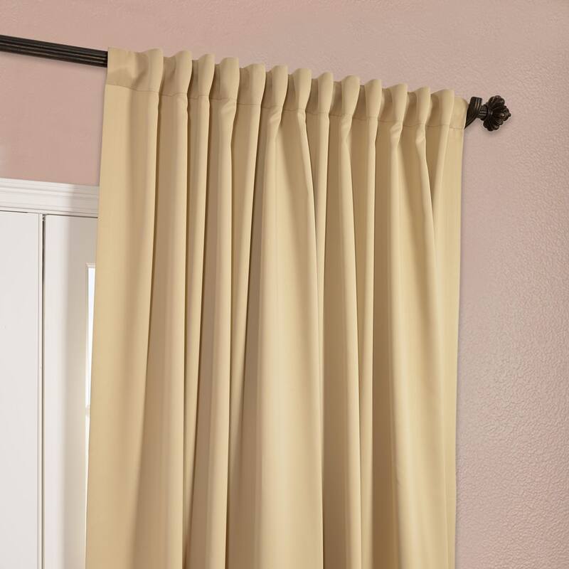 Exclusive Fabrics Extra Wide Room Darkening 108-inch Curtain (1 Panel)